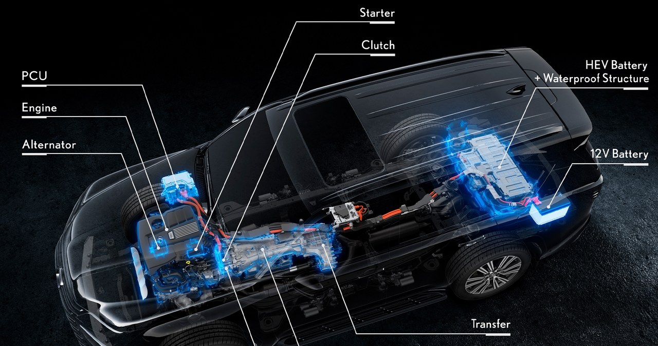 Lexus LX 700h z hybrydą zachował zdolności terenowe godne flagowca. /Lexus /materiały prasowe