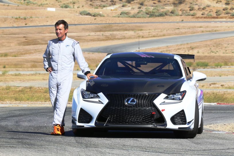 Lexus RC F GT i Justin Bell podczas testów na Pikes Peak /Informacja prasowa