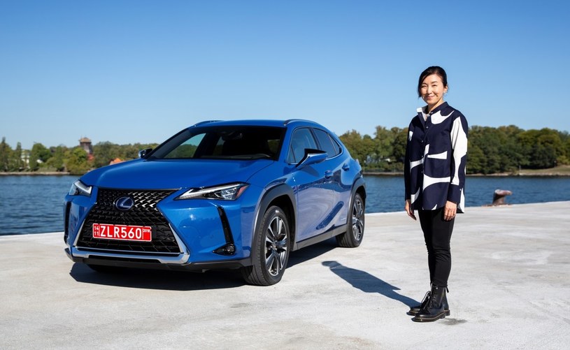 Lexus UX i Chika Kako /Informacja prasowa