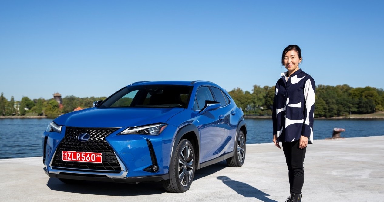 Lexus UX i Chika Kako /Informacja prasowa