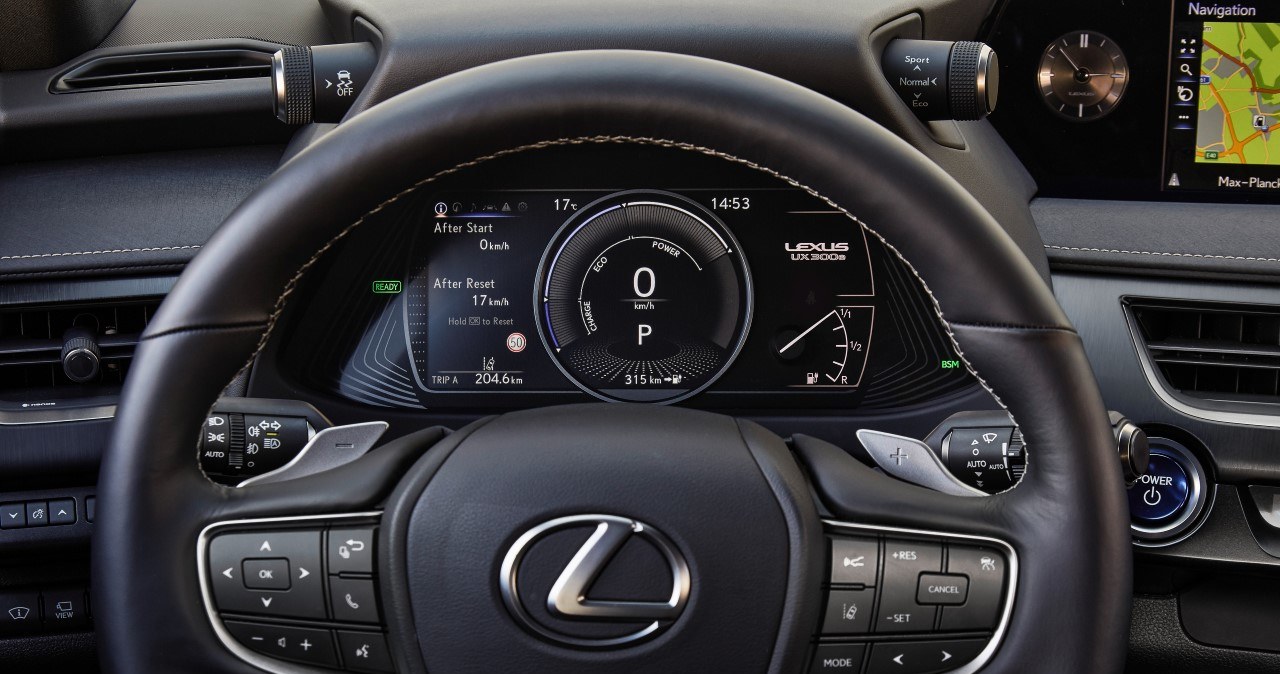 Lexusie UX 300e /Informacja prasowa