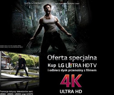 LG dodaje film "Wolverine" w wersji 4K do telewizorów 