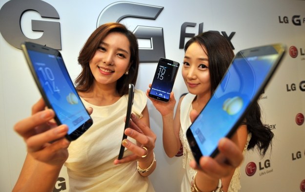 LG G Flex /AFP