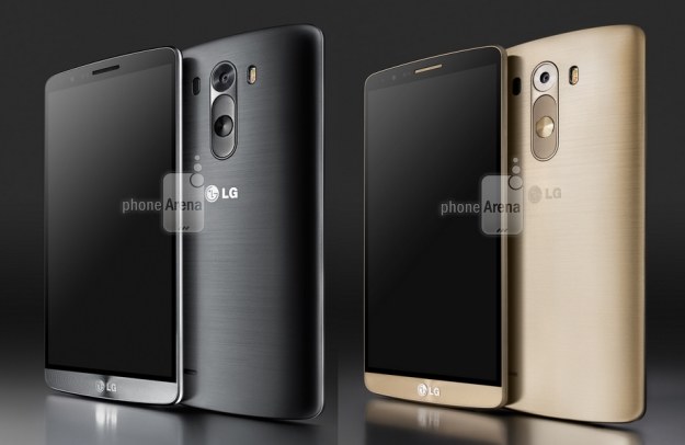 LG G3 - nieoficjalne prasowe grafiki.   Fot. phonearena.com /materiały prasowe
