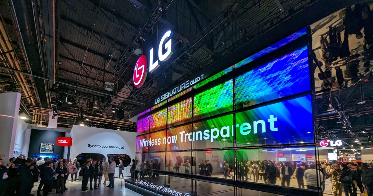 LG na CES 2024. /Dawid Szafraniak /materiał zewnętrzny