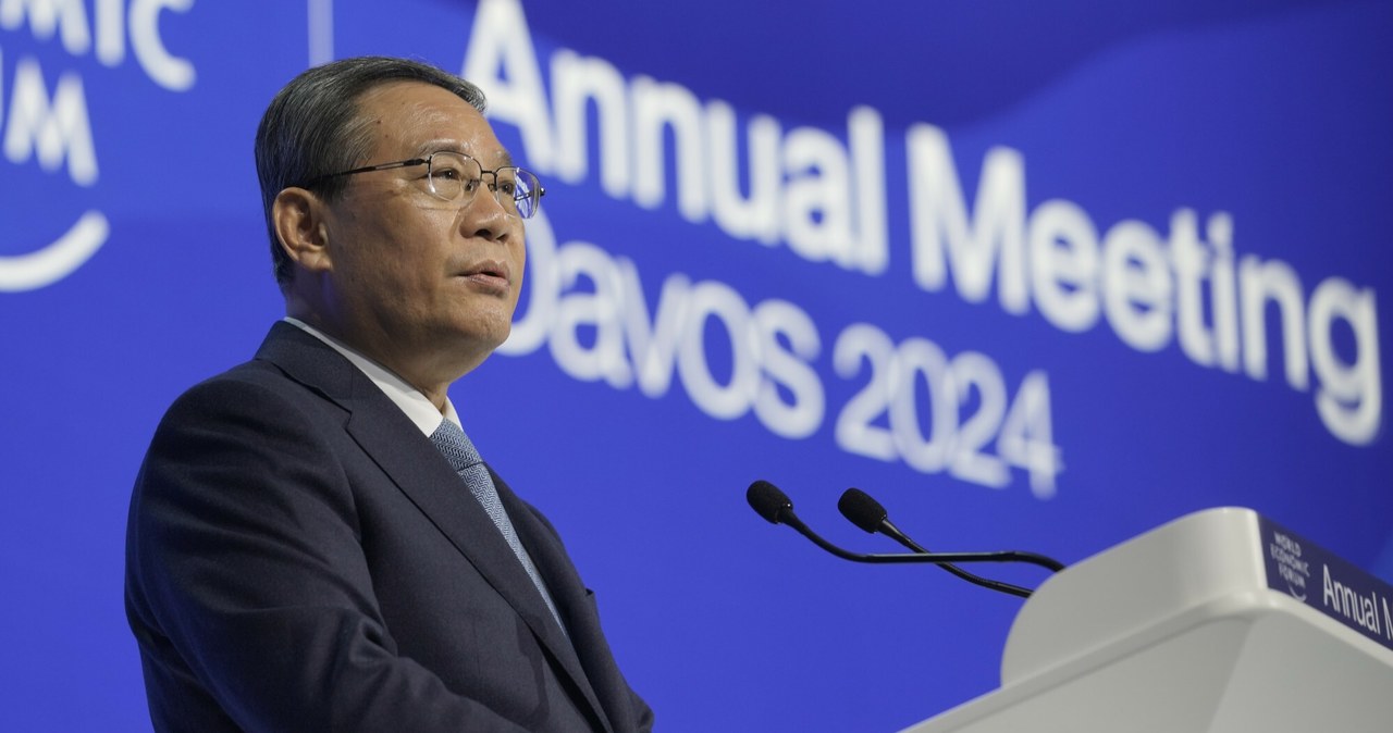 Li Qiang, premier Chin podczas Światowego Forum Ekonomicznego (WEF) w Davos /MARKUS SCHREIBER/ASSOCIATED PRESS /East News