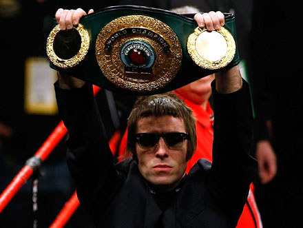 Liam Gallagher: "And the winner is..." fot. Ethan Miller /Getty Images/Flash Press Media