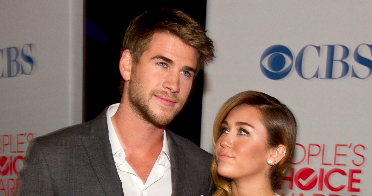 Liam Hemsworth i Miley Cyrus /Christopher Polk /Getty Images