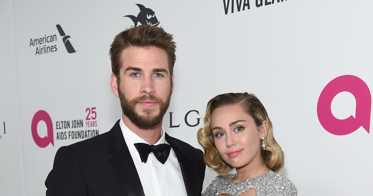 Liam Hemsworth i Miley Cyrus /Jamie McCarthy /Getty Images