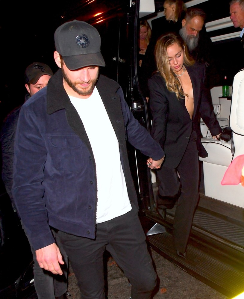 Liam Hemsworth i Miley Cyrus /Splashnews /East News