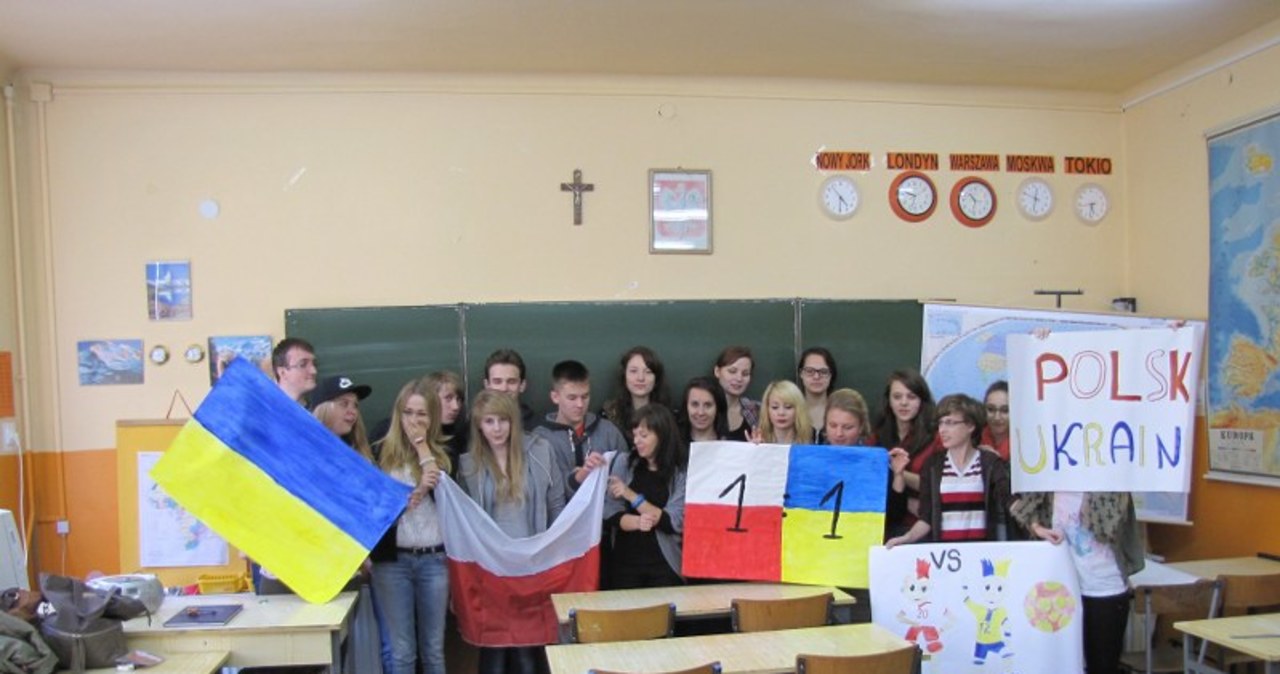 Licealiści rozegrali mecz przyjaźni Polsko-Ukraińskiej