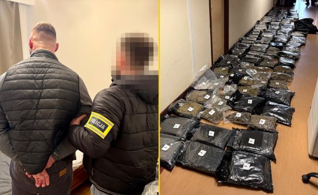 Lider bojówki pseudokibiców zatrzymany z narkotykami wartymi 10 milionów złotych