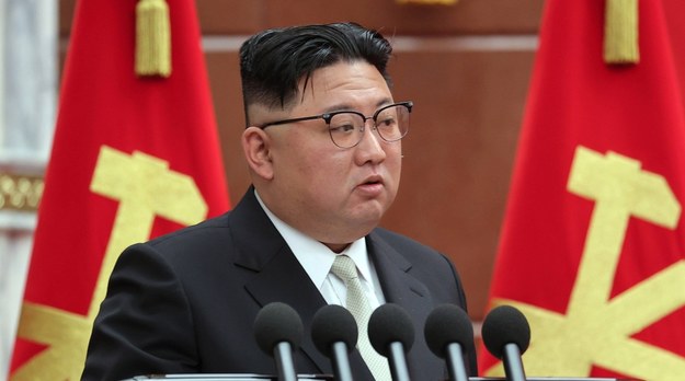 Lider Korei Północnej Kim Dzong Un /KCNA /PAP/EPA