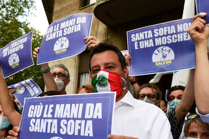 Lider Ligi Matteo Salvini /AFP