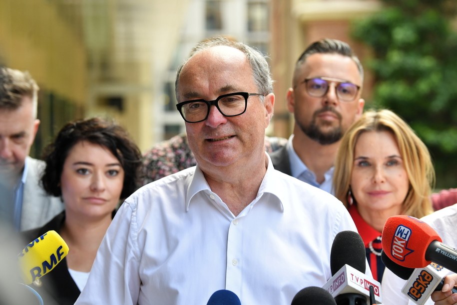 Lider Nowej Lewicy Włodzimierz Czarzasty podczas konferencji prasowej posiedzeniu zarządu krajowego Nowej Lewicy w Warszawie /Radek  Pietruszka /PAP