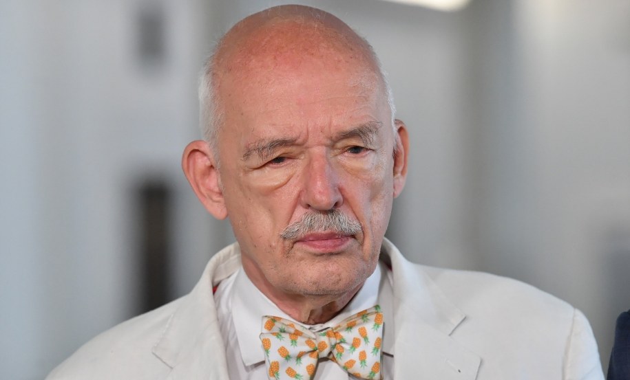 Lider partii KORWiN Janusz Korwin-Mikke /Radek Pietruszka /PAP