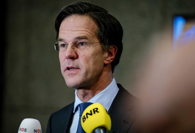 Lider partii VVD Mark Rutte /BART MAAT /PAP/EPA