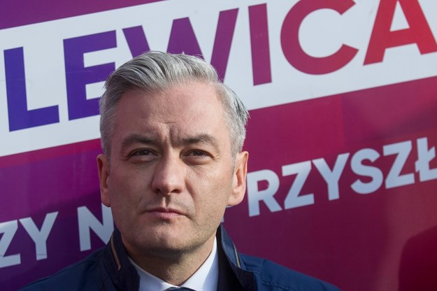 Lider partii Wiosna Robert Biedroń /Aleksander Koźmiński /PAP