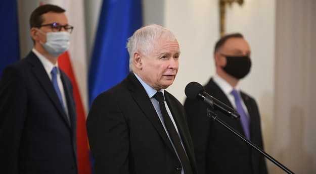 Lider PiS Jarosław Kaczyński / 	Marcin Obara  /PAP
