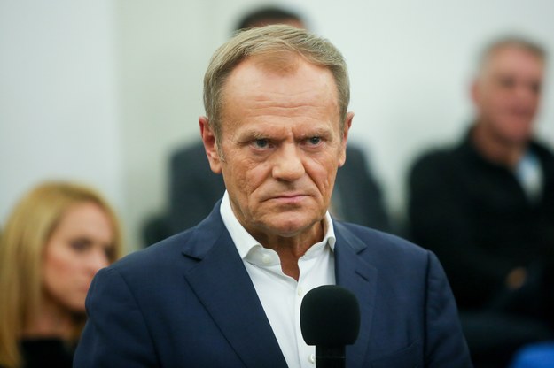 Lider Platformy Obywatelskiej Donald Tusk /	Tomasz Wojtasik /PAP