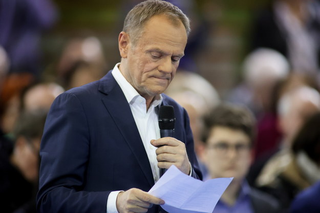 Lider Platformy Obywatelskiej Donald Tusk /Marian Zubrzycki /PAP