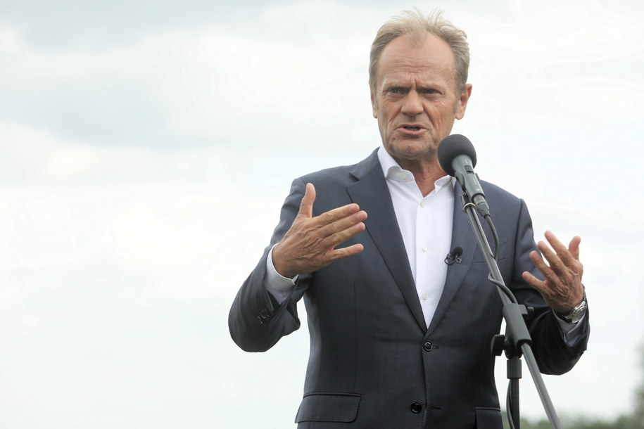 Lider PO Donald Tusk / 	Artur Reszko    /PAP