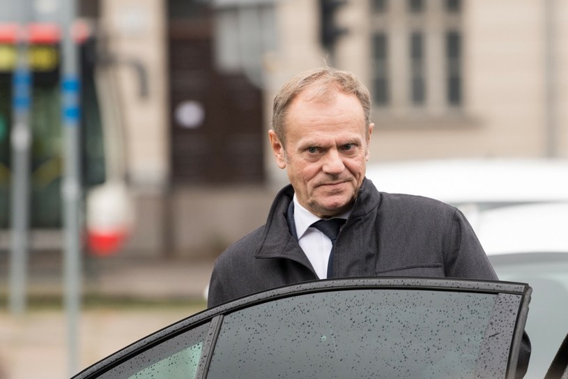 Lider PO Donald Tusk /Wojciech Stóżyk /Reporter