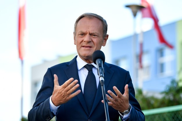 Lider PO Donald Tusk /Adam Warżawa /PAP