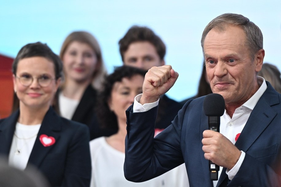 Lider PO Donald Tusk /Radek Pietruszka /PAP