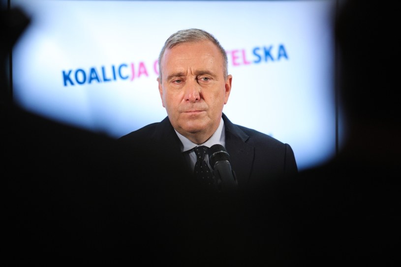 Lider PO Grzegorz Schetyna /Andrzej Hulimka  /Agencja FORUM