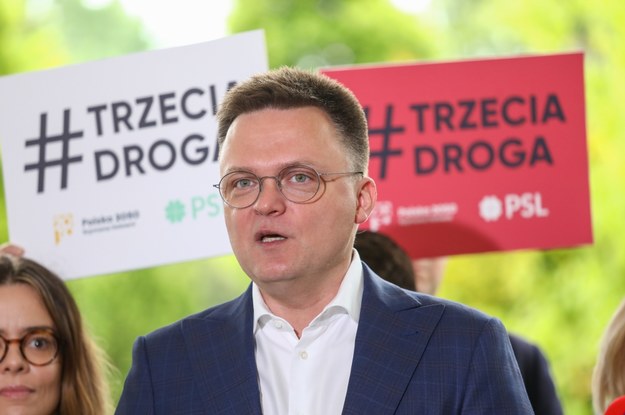 Lider Polski 2050 Szymon Hołownia /Tomasz Gzell /PAP