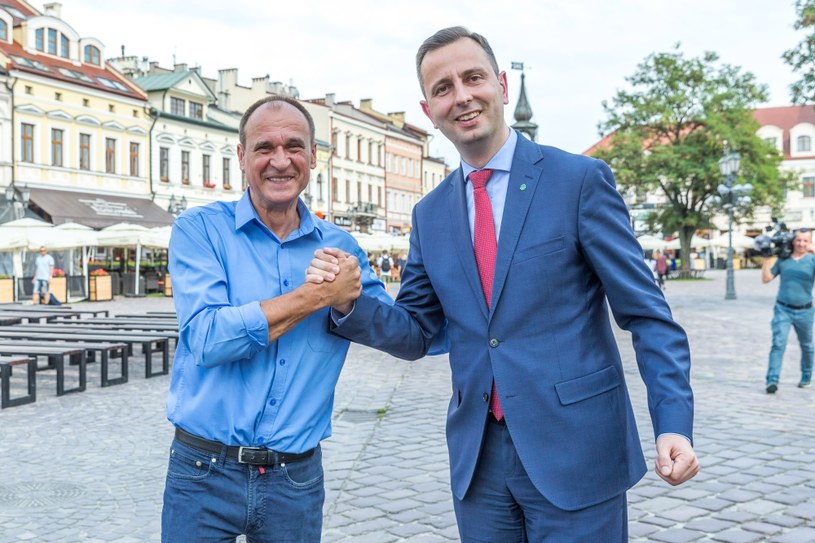 Lider PSL Władysław Kosiniak-Kamysz i lider Kukiz'15 Paweł Kukiz /Maciej Goclon /FORUM