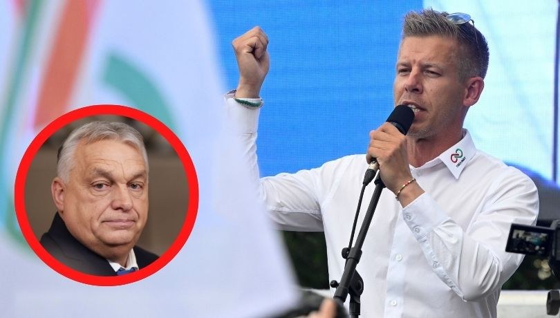 Lider węgierskiej zwrócił się do Węgrów przed wyborami /	OLIVIER MATTHYS, Szilard Koszticsak /PAP/EPA