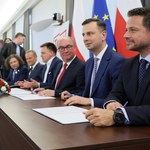 Liderzy PO, PSL, Lewicy i Polski 2050 podpisali deklarację samorządowców