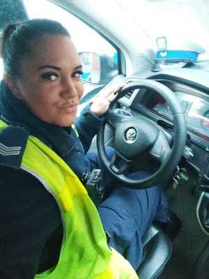 Lidia Fidura - policjantka i reprezentantka GUKS Carbo Gliwice /Policja Gliwice /Policja
