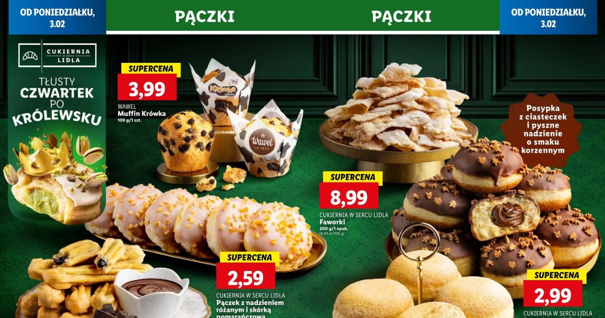 Lidl już świętuje Tłusty Czwartek! /Lidl /INTERIA.PL