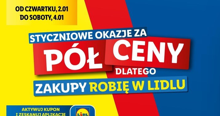 Lidl kusi promocjami! -50% na wybrane produkty tylko do soboty! /Lidl /INTERIA.PL