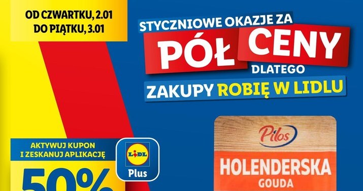 Lidl kusi promocjami! -50% na wybrane produkty tylko do soboty! /Lidl /INTERIA.PL