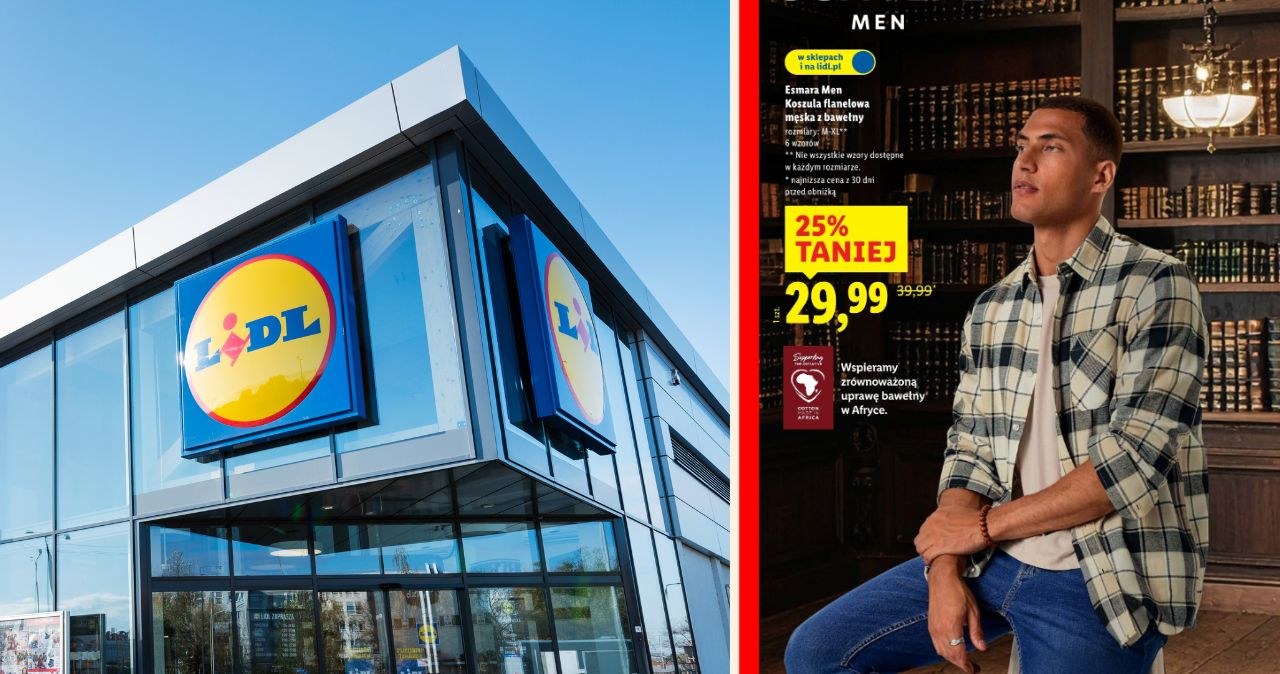 Lidl odpala nową ofertę dla mężczyzn. Te ubrania szybko znikną! /Lidl / materiały /INTERIA.PL