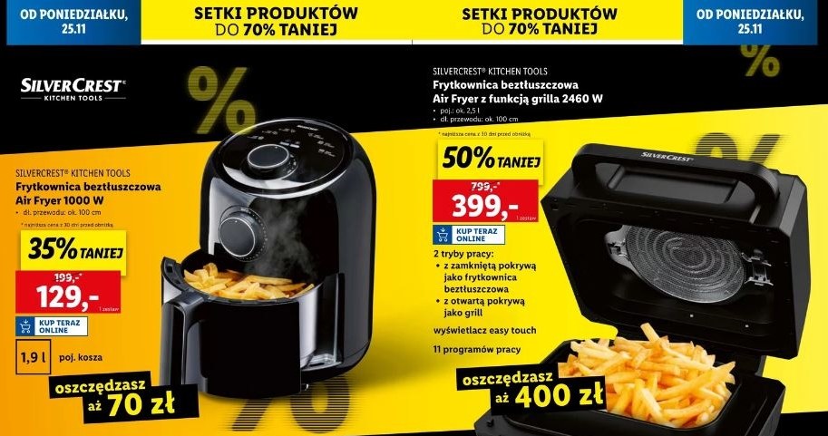 Lidl oferuje duże rabaty na frytkownice! /Lidl /INTERIA.PL