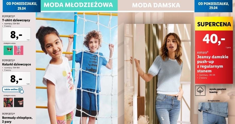 Lidl oferuje modne jeansy w supercenie! /Lidl /INTERIA.PL