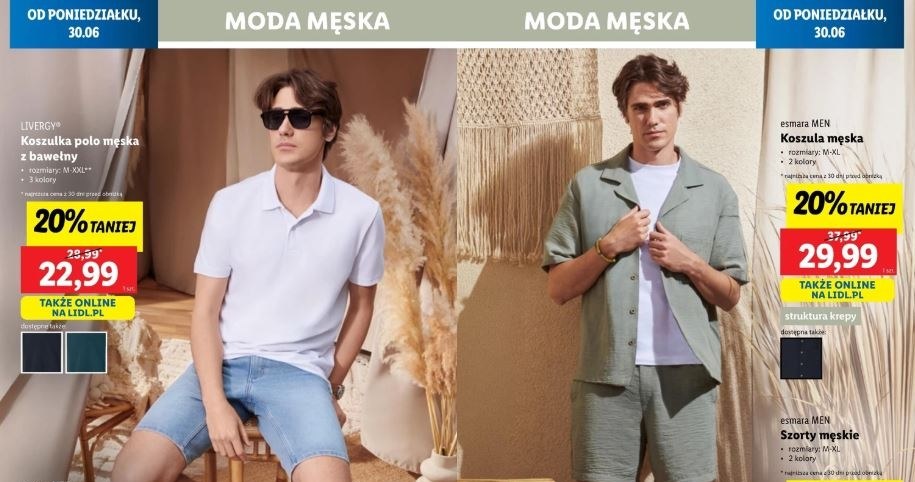 Lidl oferuje modne ubrania na lato! /Lidl /INTERIA.PL