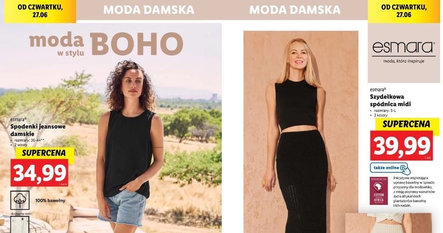 Lidl oferuje modową kolekcję w stylu boho! /Lidl /INTERIA.PL