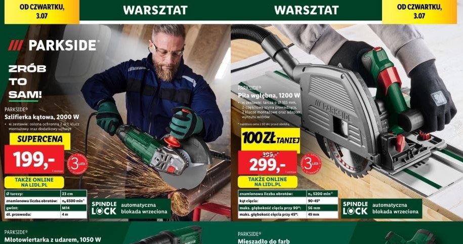 Lidl oferuje nowe promocje na narzędzia Parkside! /Lidl /INTERIA.PL