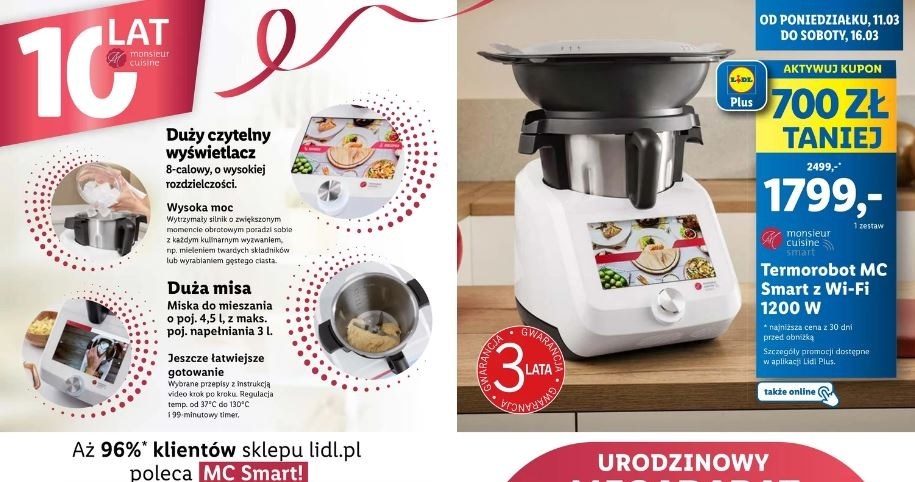 Lidl oferuje ogromny rabat na popularnego robota kuchennego! /Lidl /INTERIA.PL