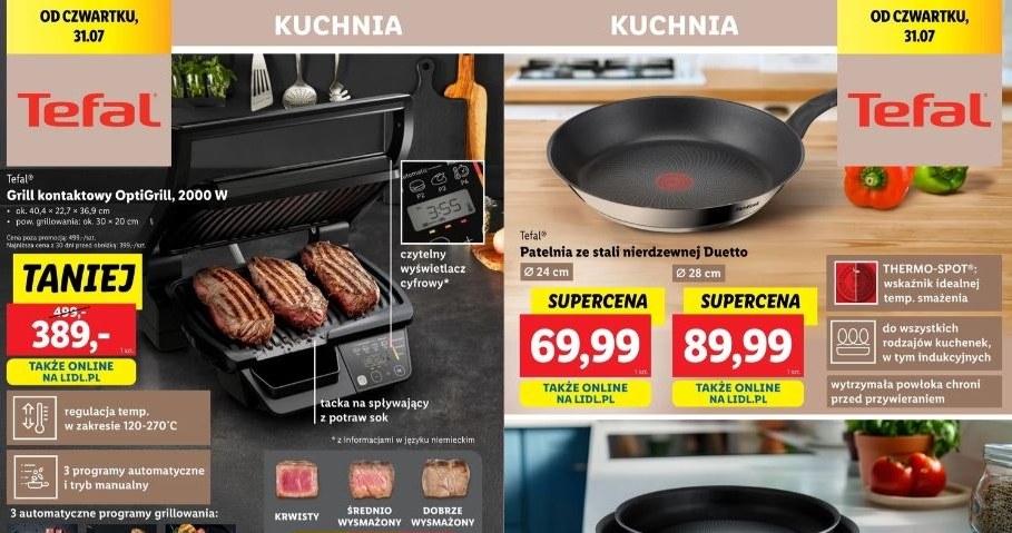 Lidl oferuje okazje cenowe na patelnie Tefal! /Lidl /INTERIA.PL