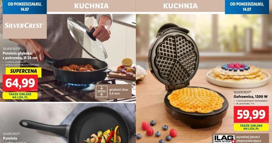 Lidl oferuje patelnie w niskich cenach! /Lidl /INTERIA.PL