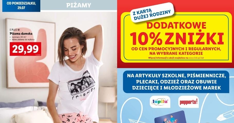 Lidl oferuje piźamę z motywami z serialu "Friends"! /Lidl /INTERIA.PL