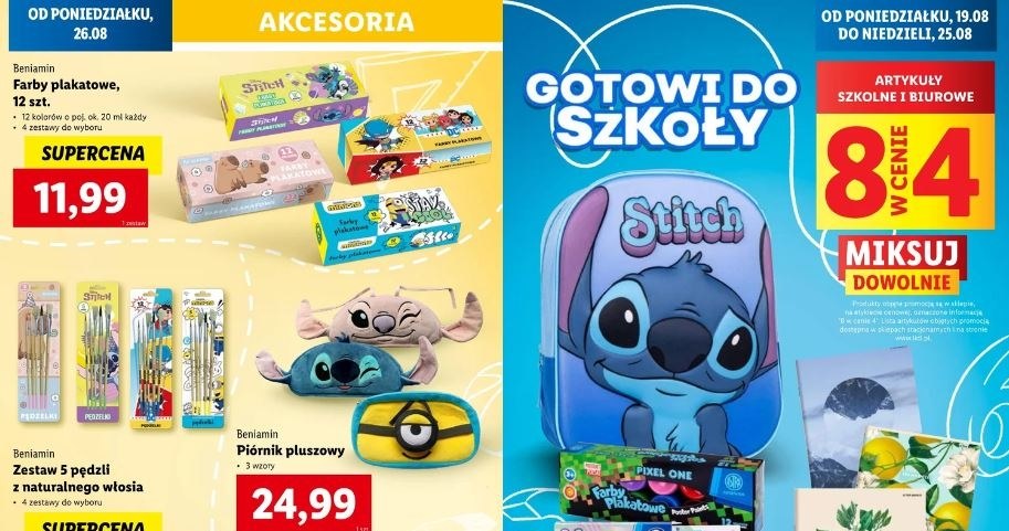 Lidl oferuje promocję na artykuły szkolne! /Lidl /INTERIA.PL