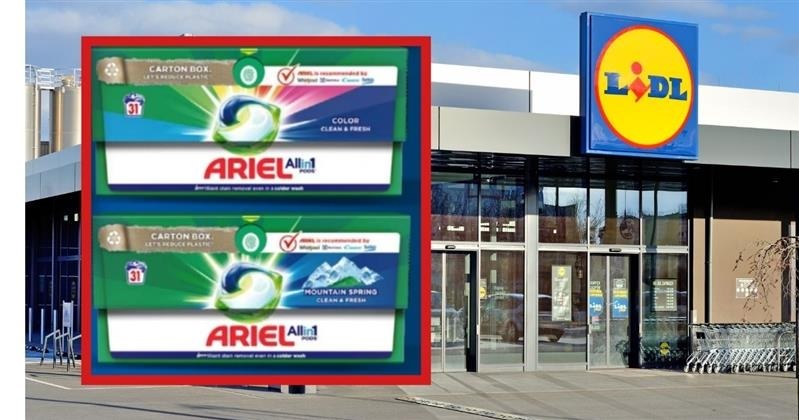 Lidl oferuje promocję na kapsułki do prania Ariel! /adobestock/Lidl /INTERIA.PL